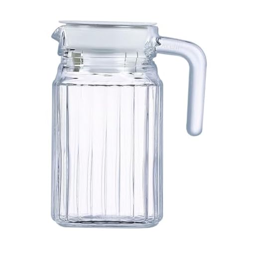 Luminarc ARC 75201 Quadro Krug, kylskåpskanna med lock, 500 ml, glas, transparent, 1 st