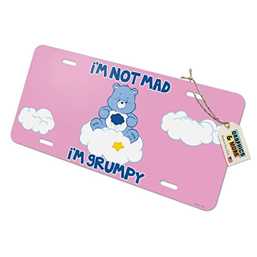 GRAPHICS & MORE Care Bears Grumpy Bear Novelty Metal Vanity Tag License Plate