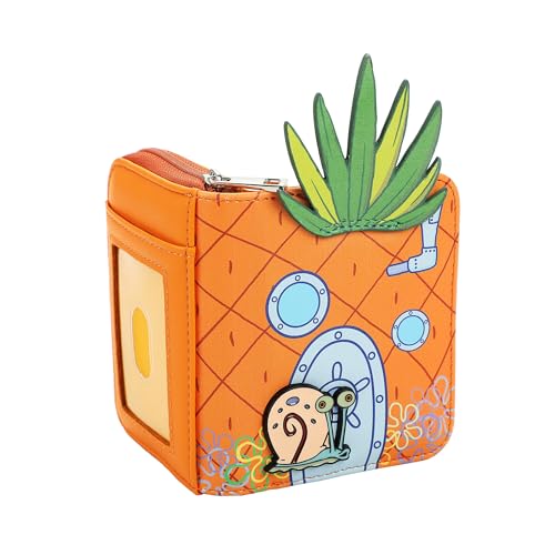 Spongebob Squarepants Pineapple House 4.5" Women's Zip Around Card Wallet2