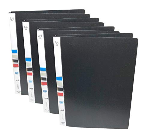 Image of 2D Ring Binder File,Plastic File Folder Legal Size Tough & Durable Ring Binder (A /4 2D Ring Binder Black - 4)