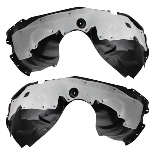Image of TRQ Front Inner Fender Liner Set Compatible with 2013-2016 Ford Fusion FO1248159 FO1249159