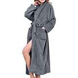 バスローブ レディース メンズ 厚手 部屋着 お風呂上がり ルームウェア フランネル ボディタオル パジャマ 綿 ふわふわ 暖か 男女兼用 カップル ロング ガウン 腰ベルト付き カップルバスローブ