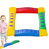 Tyinerc Gleichgewichtsbalken Kinder,Balance Trainingsbalken Spielzeug | Kinder Trainingsspielzeug,für 3-5 jährige und für Innen- und Außenbereich, Hinterhof, Spielzimmer, Vorschule, Garten