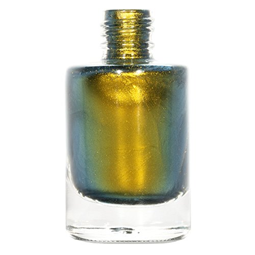 Image of ILNP Bishop - Gold, Olive Green, Greyish Blue Ultra Chrome Nail Polish