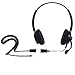 IPD IPH-165 Phone Headset with Noise Cancelling Microphone for Office and Call Center - Compatible with with All Yealink SIP,Snom, Greandsteam,& LG landline Phones