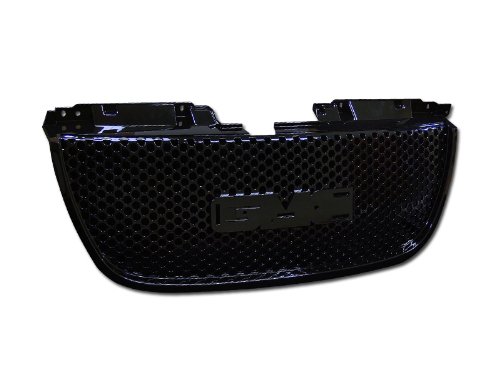 R&L Racing Black Finished Front Grill Round Hole Hood Bumper Grille Cover for 2007-2012 GMC Yukon/Yukon XL/Yukon Denali/Yukon XL Denali