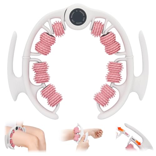 Masajeador Anticelulitico Reductor Manual, 160°Masajeador Anticelulitis para Eliminación Celulitis, Drenaje Linfático, Para Piernas Gluteos Brazos y Abdomen, Desmontable