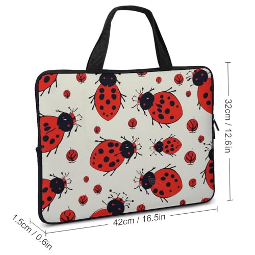 Housse antichoc pour ordinateur portable 17 pouces protégeant des chutes coccinelle - 2