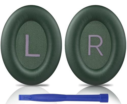 Image of SOULWIT Earpads Replacement for Bose QuietComfort 45 (QC45) /QuietComfort SE (QC SE) /New Quiet Comfort Wireless Over-Ear Headphones, Ear Pads Cushions with Softer Protein Leather - Cypress Green
