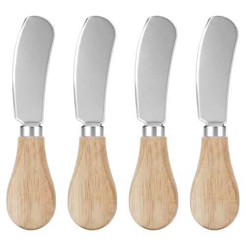 4Pcs Butter Spreader Knife, Stainless Steel Cheese...