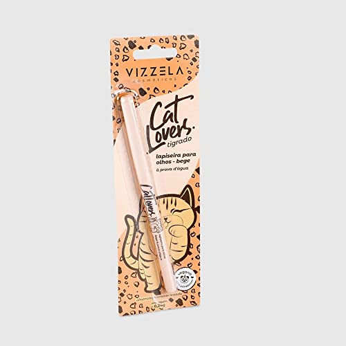 Lapiseira para Olhos, Bege, Vizzela, 0.24 g