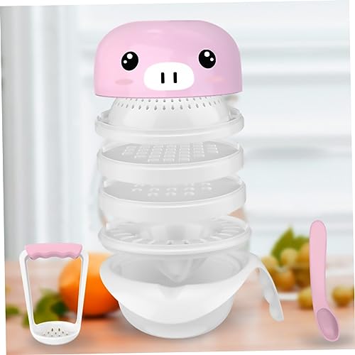 ibasenice 2 Pçs Abrader Kit Moinho De Alimentos Para Bebê Manual Tigela De Moagem De Alimentos Tigel