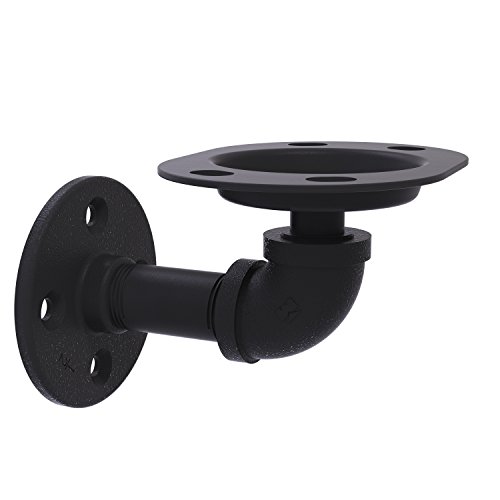 Allied Brass P-650-Wth-Bkm Pipeline Collection Wall Mounted Toothbrush Holder, Matte Black #TOP2