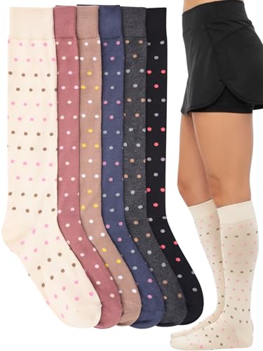 Image of ToBeInStyle Women's Pack of 6 or 12 Knee High Socks