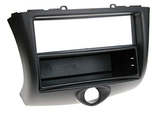 Entretoise 2-DIN Toyota Yaris 2003-2005 noir pour corriger le vide radio