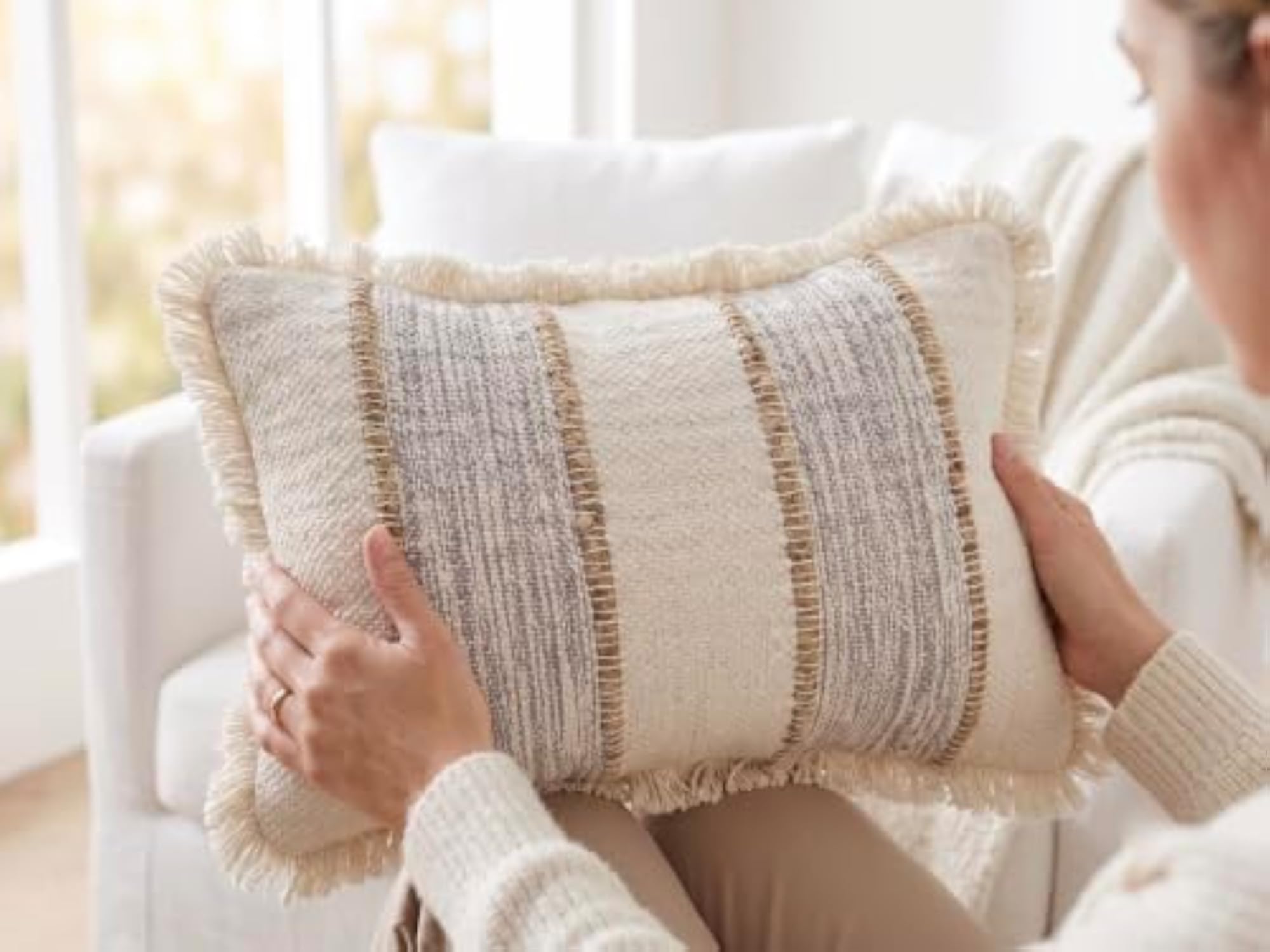 RHC Boho Lumbar Pillow Cover 14x20 Inch