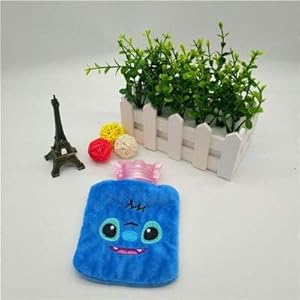 Heet water fles Mini Hand Voeten Warming Hot Water Flessen Tas Draagbare Meisjes Pocket Winter Warmer Water Injectie Opbergtas Warmwaterkruik met deksel (Color : F)