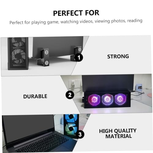 Soporte para Laptop con Ventiladores RGB y Refrigeración miniatura 3
