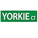 Imagine This Yorkie Court Street Sign