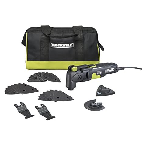 Rockwell RK5132K 3.5 Amp Sonicrafter F30 Oscillating Multi-Tool with 32 Accessories and Carry Bag Cover