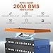 Enjoybot 36V 100Ah Plus LiFePO4 Lithium Golf Cart Battery Conversion Kit, Built-in 200A BMS and Bluetooth, Support 2 Series Connection, Low Temp Cut-Off and Peak Current 1000A and 6000+ Cycles