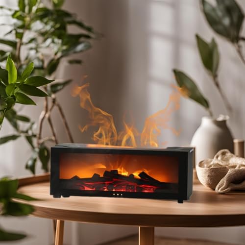 Difusor aromático eléctrico Fireplace Humidifier Diffuser miniatura 5
