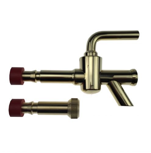 Preisvergleich Produktbild Messing Bier Zapfhahn Zapfgarnitur