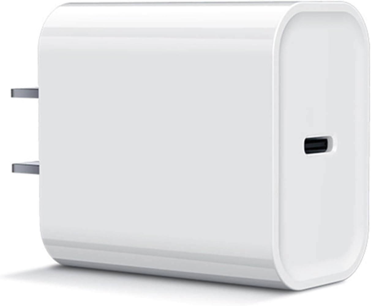 USB C Charger Block 20W, Wall Charger Adapter Plug Cube, PD 3.0 Fast Charger for iPhone 15/15 Plus/15 Pro/15 Pro Max, 14/13/12 Series, Galaxy, Pixel 4/3, iPad Pro/air Google Pixel 8/7/6/5/4