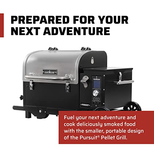 Camp-Chef-20-Pursuit-Portable-Pellet-Grill-PPG20-Black-Stainless-Total-Rack-Surface-Area-501-sq-in Camp Chef 20 Pursuit Portable Pellet Grill PPG20 Black Stainless Total Rack Surface Area 501 sq in