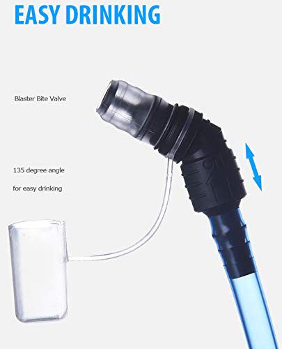 1L/ 1.5L Hiking Hydration Bladder to Hold Drinking Tube Backpack System Pack Water Reservoir Camping(1.5L) - Thumbnail 6