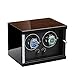 FGVDJ 2 Remontoir de Montre Automatique avec Moteur Super Silencieux 5 Réglage du Mode de Rotation Boîte de vitrine d'oreiller en Peluche Flexible adaptée aux Poignets pou