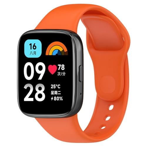 Image of Bands for Redmi Watch 3 ACTIVE Smartwatch Only, Soft Silicone Replacement Straps for Men & Women Comfort and Flexible Strap (Not for Watch 3)
