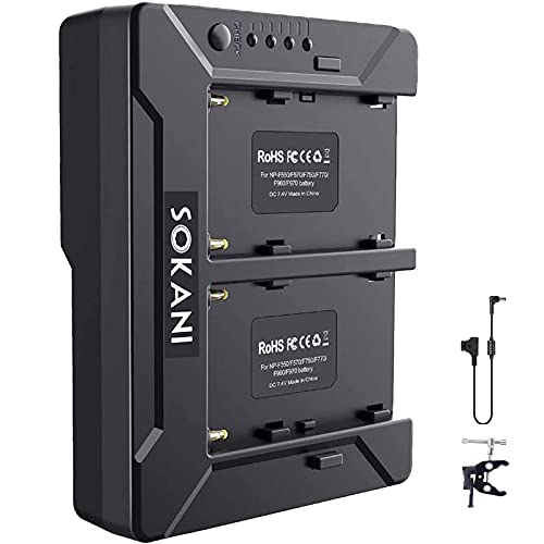 Batteriehalter für Sokani X60 V2 LED-Videoleuchte , Sokani X60 RGB LED-Videoleuchte (Batteriehalter für Sokani X60)