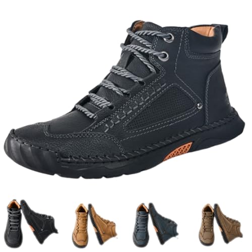 SawBehind Boots,Sawbehind Men'S Comfortable Handmade Leather Boots - Main Image