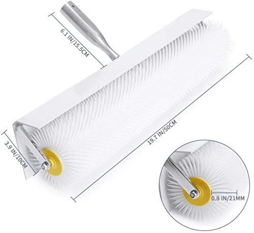 Spiked Compound Screed Floor Roller，Remove Bubble Smooth，Floor Preperation (500Mm X 100Mm), 21Mm Needle #TOP2