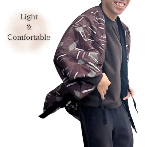 Edoten Japanese pattern Hanten Reversible Hand-wash is no problem Polyester Men's One-size-fits-all3