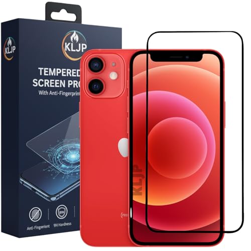 Image of Military-Grade Gorilla Tempered Glass For iPhone 12 Mini With Installation Kit | Edge to Edge Coverage | Black