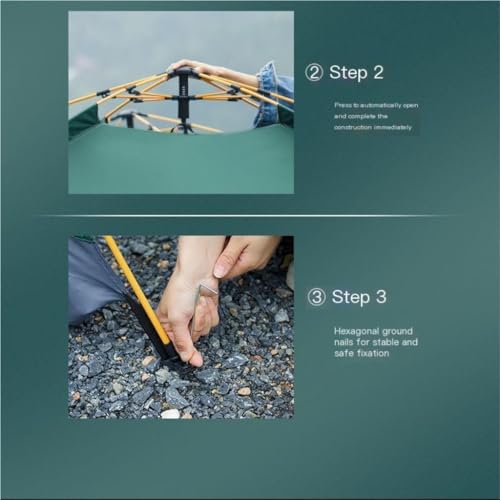Carpa portátil automática impermeable para 2 personas miniatura 7