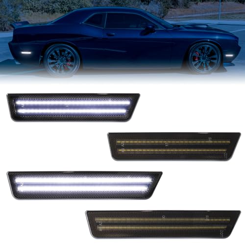 Lampa kierunkowskazu bocznego do Mini Cooper R55 R56 R57 R58 R59 bursztynowe migające światło LED dynamiczne boczne światło kierunkowskazu sekwencyjnego migacza 2 sztuki
