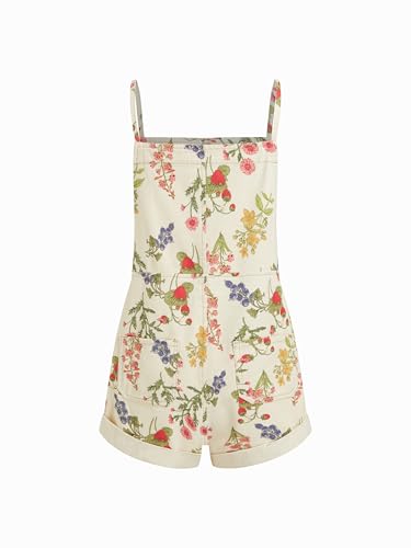 Image of CIDER Overall Shorts For Women Jean Denim Rompers Loose Fit Overalls | Cute Romper, Adjustable Strap Shortalls, Summer Casual Outfits