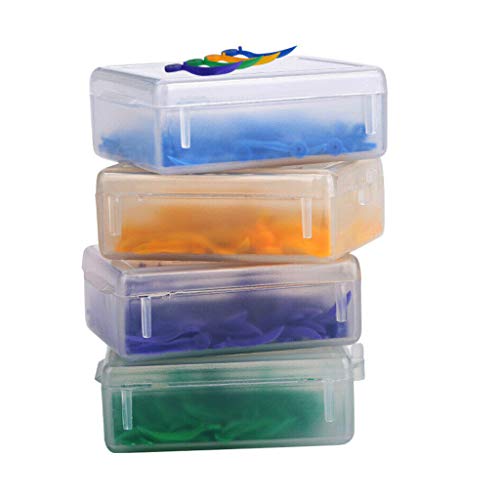 Orthdent 400Pcs Disposable Plastic Wedges Dental Plastic Poly-Wedges With Holes 4 Colors 4 Sizes/Set thumb #7