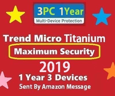 Trend Micro Maximum Security 2019 3 User, 1 YEAR (Single Key) (Amazon ...