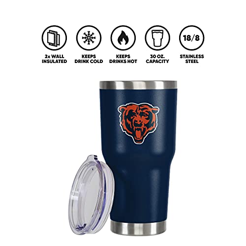 Foco DWNFTLTUM Chicago Bears Nfl Team Logo 30 Oz Tumbler thumb #4
