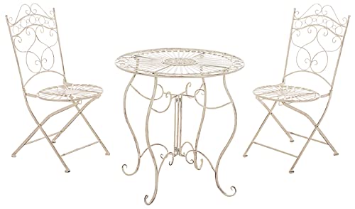 CLP Set da Giardino Indra Tavolo + 2 Sedie - Set Esterno Tavolo e...