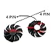 Graphics Card Cooling Fans Suitable for EVGA RTX 2070 Super 2080 Super KO Gaming Series Desktop PLA09215S12H 85mm 12V 0.55A 4Pin Video Card Cooler Fans GPU Fan (2PCS)
