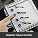Gemilai Owl Espresso Machine, 15 Bar Professional Semi-Automatic Espresso Maker with Milk Frother Steam Wand & 57oz Removable Water Tank, Dual Display, for Cappuccino, Latte, G3006, Stainless Steel