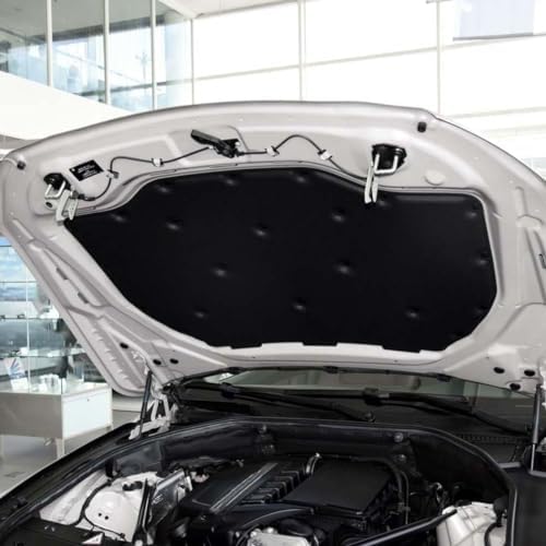 Cotone per Isolamento Acustico e Termico per Cofano Anteriore Motore Auto per BMW 5 Series E60 2004-2010, Tappetino Isolamento Fonoassorbente per Auto Interni Accessori