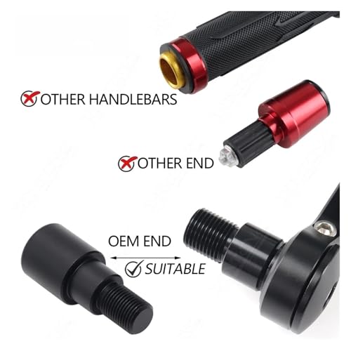 Espejo lateral para manillar de moto con rotación adaptable 3