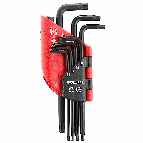 JUEGO 7 LLAVES MACHO ACODADAS TTORX