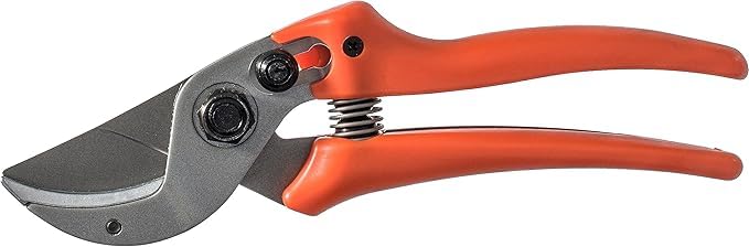 Original LÖWE 15 Amboss Gartenschere 15.107 mit Bypass Geometrie für kleinere bis mittlere Hände & 5 Profi Gartenschere Amboss 5.107 mit rostfreier und antihaftbeschichteter Stahlklinge